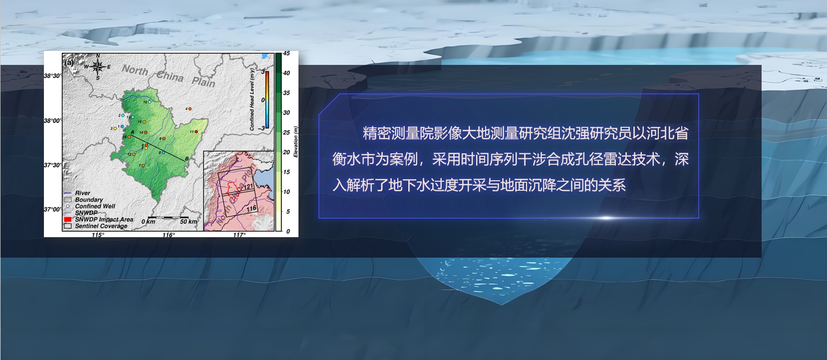 精密测量院在华北平原地下水开采与地面沉降关系研究中取得进展